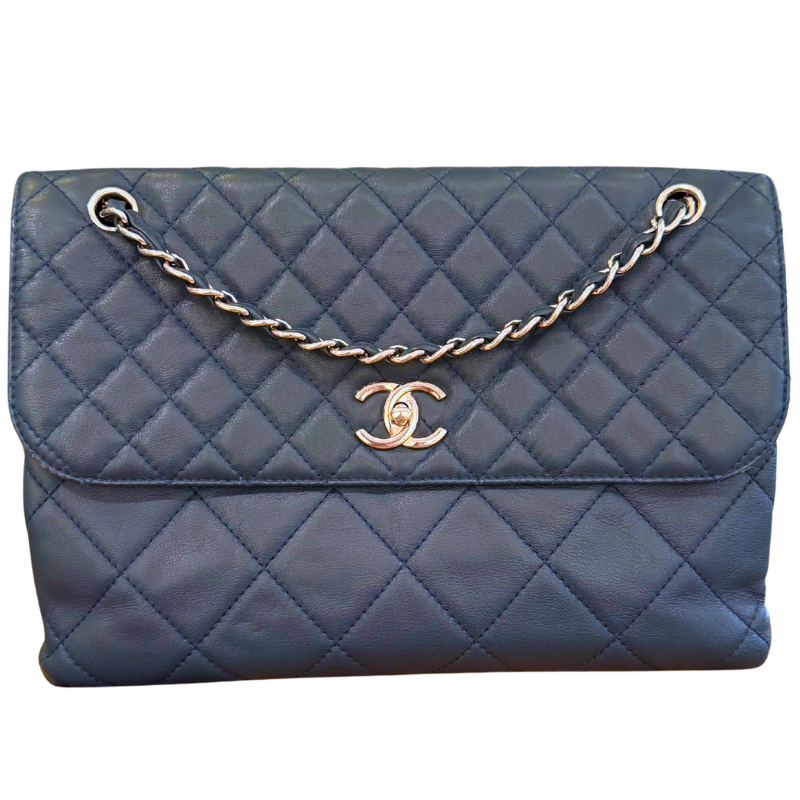 Chanel Calfskin Quilted In The Business Flap Bag