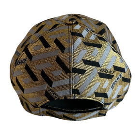 Versace Medusa Cap

Metallic Logo Baseball

Jacquard&nbsp;

Gold, Black, Grey&nbsp;