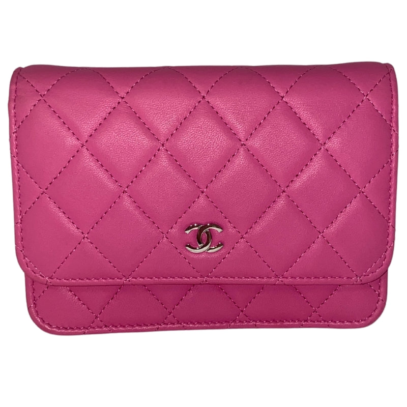 Chanel Matelasse Quilted Lambskin Mini Wallet On Chain