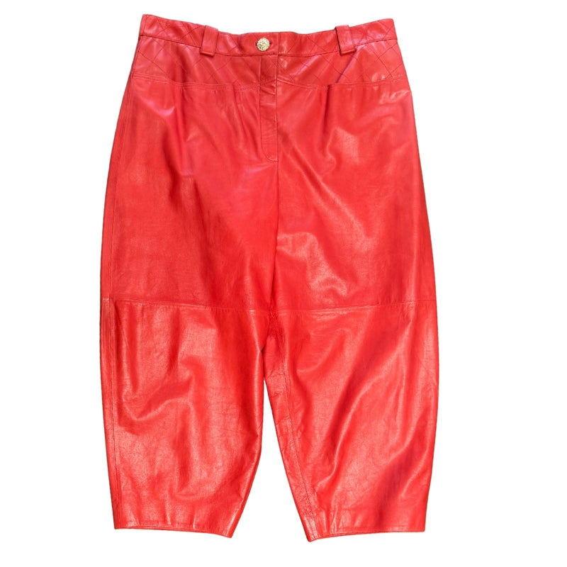 Chanel Leather Trousers