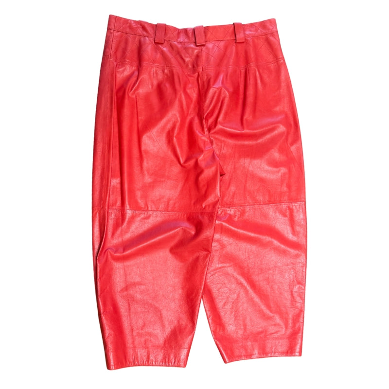 Chanel Leather Trousers
