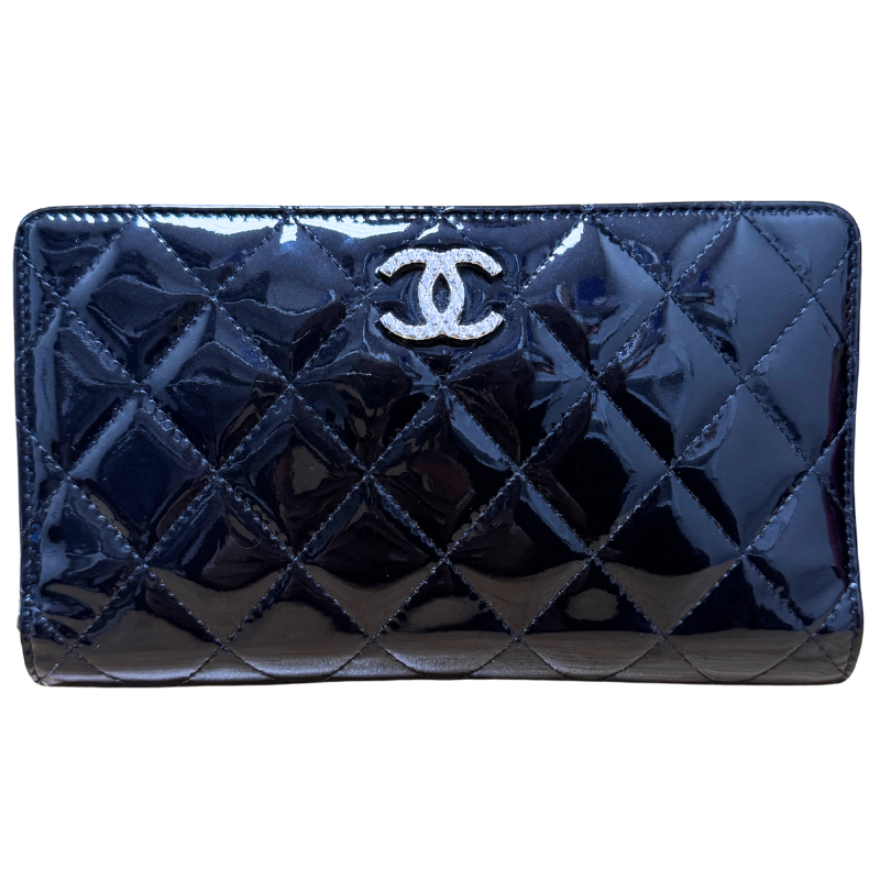 Chanel Patent Leather Bi-Fold Wallet