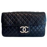 Chanel Quilted Lambskin Medium Westminster Pearl Flap Bag