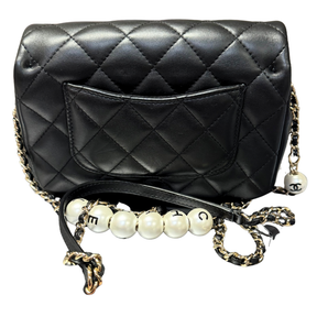 Chanel Lambskin Leather My Precious Pearl Small Flap Bag