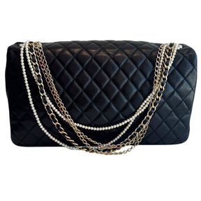 Chanel Quilted Lambskin Medium Westminster Pearl Flap Bag