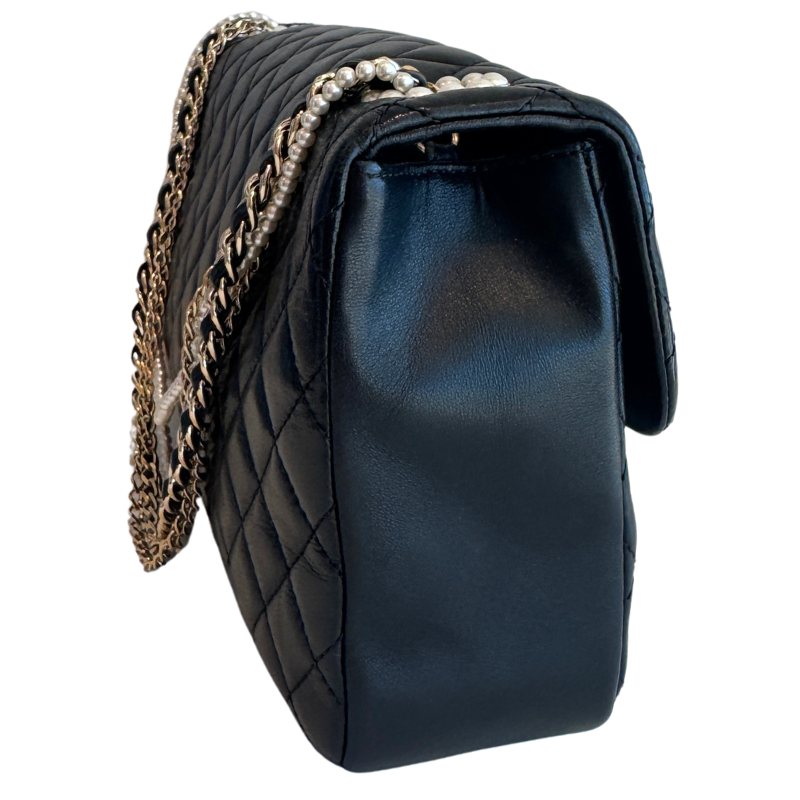 Chanel Quilted Lambskin Medium Westminster Pearl Flap Bag