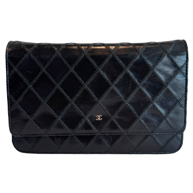 Chanel Diamond Stitch Quilted Wallet On Chain