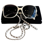 Chanel Square Logo Chain Sunglasses