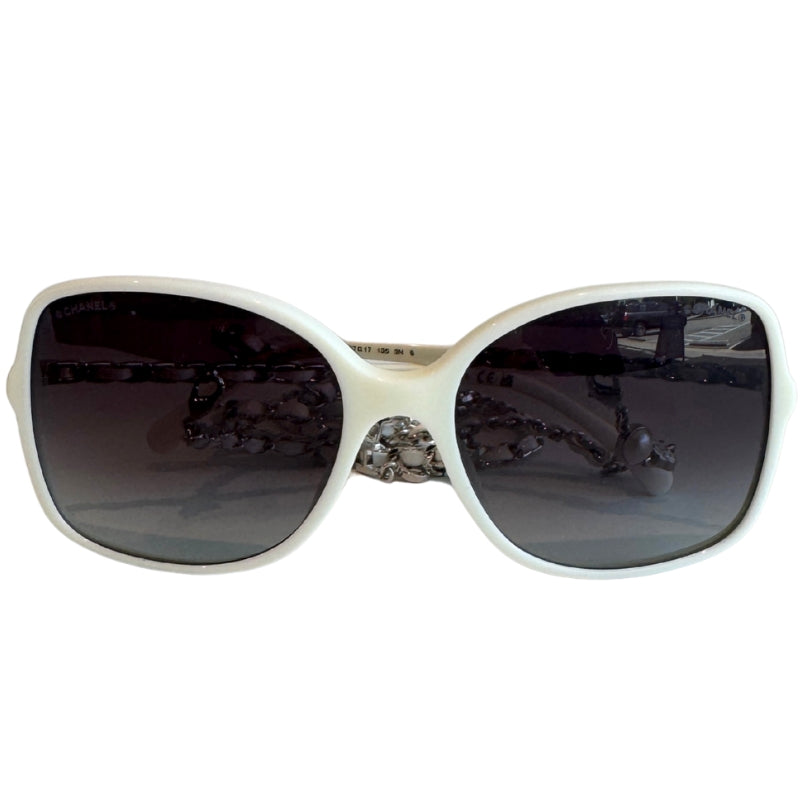Chanel Square Logo Chain Sunglasses