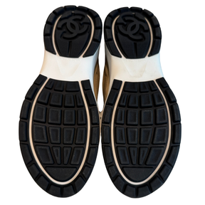 Chanel Suede Coco Mark Sneakers