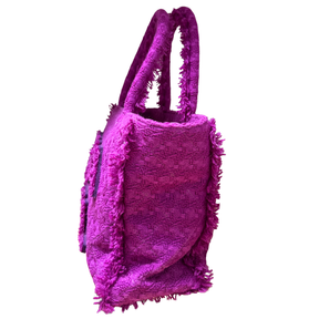 Chanel Wool Tweed Large Zipped Shopping Tote