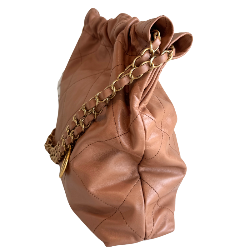 Chanel Shiny Calfskin Quilted Small Chanel 22