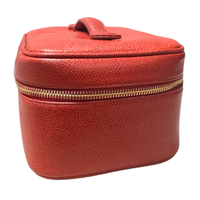 Chanel Vintage Timeless Caviar Vanity Case