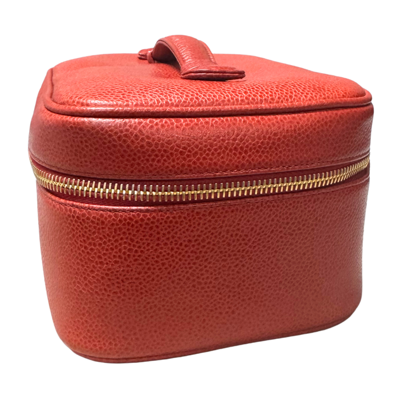 Chanel Vintage Timeless Caviar Vanity Case