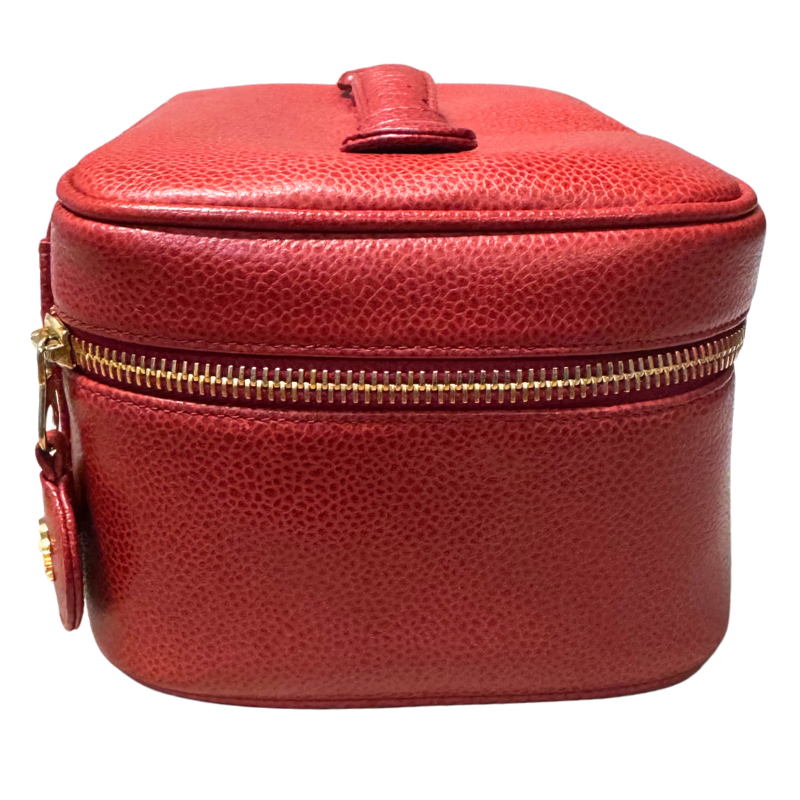 Chanel Vintage Timeless Caviar Vanity Case