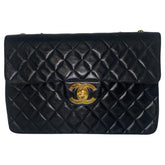 Chanel Lambskin Quilted XL Maxi Single Flap