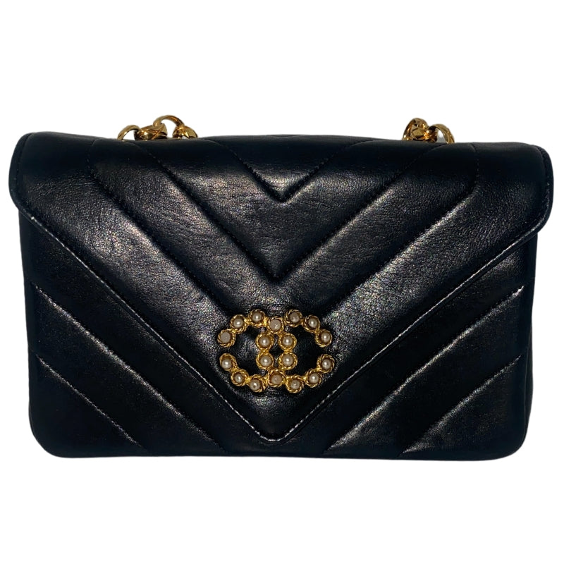 Chanel Vintage Coco Bijou Mini Flap Lambskin Bag