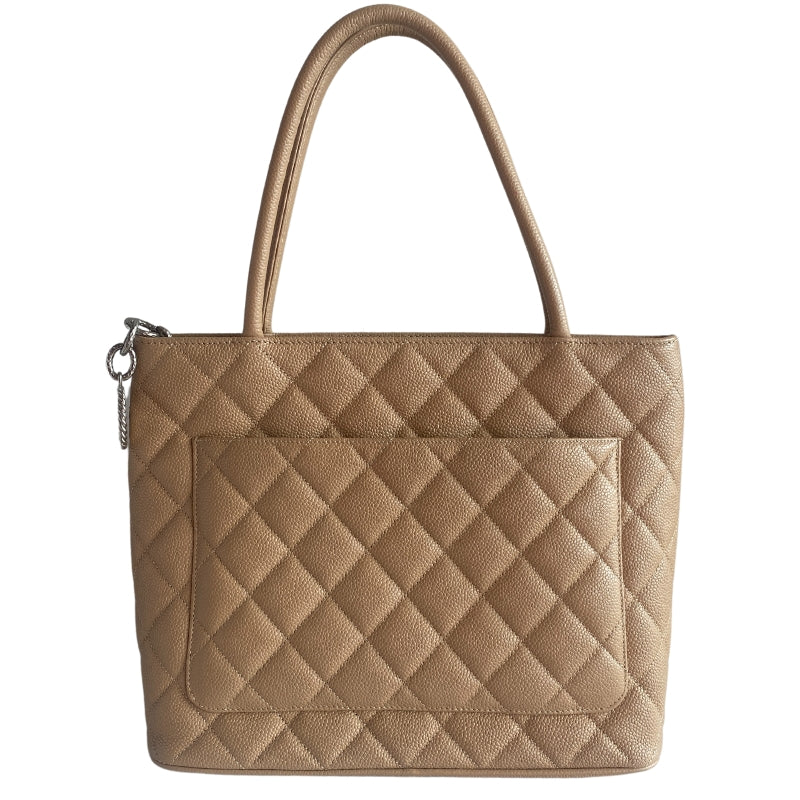 Chanel Quilted Caviar Medallion Tote