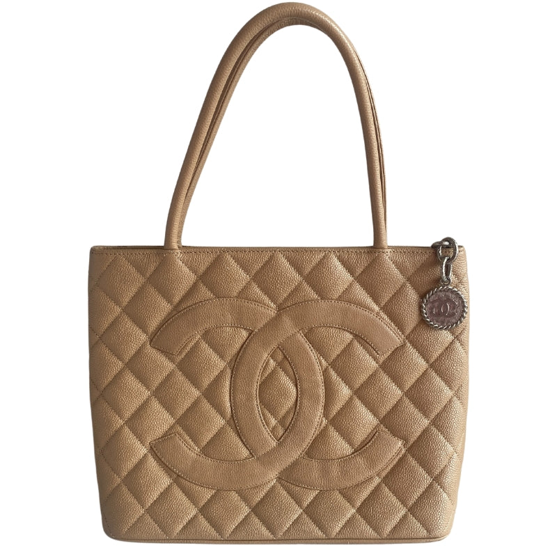 Chanel Quilted Caviar Medallion Tote