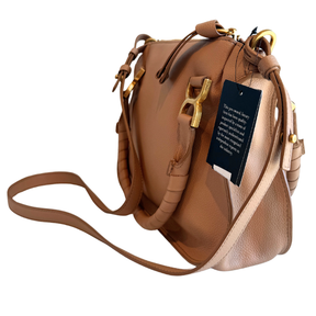 Chloe Grained Leather Small Marcie Double Carry Bag