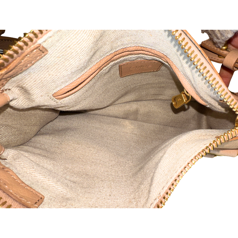 Chloe Grained Leather Small Marcie Double Carry Bag