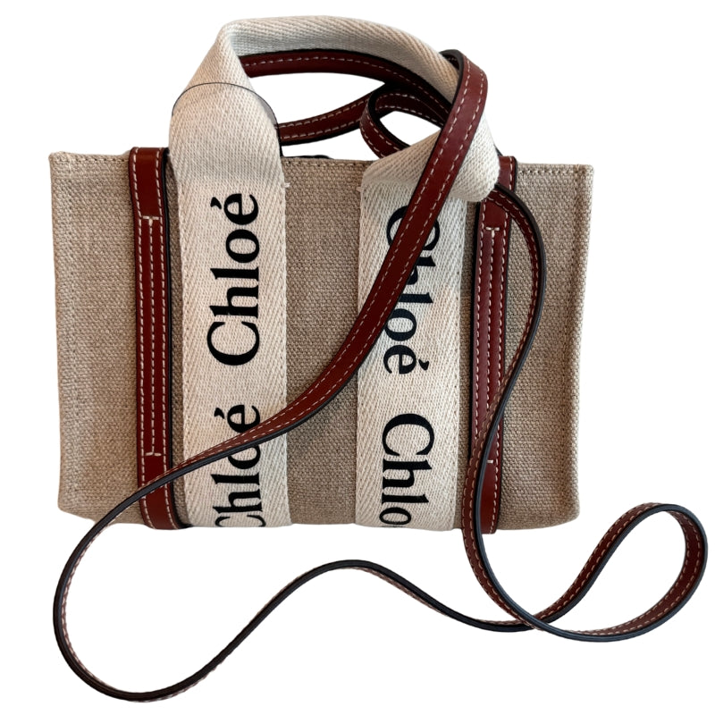 Chloe Mini Woody Ribbon Tote