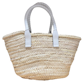 Chloe Raffia Marcie Medium Basket Tote