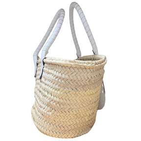 Chloe Raffia Marcie Medium Basket Tote