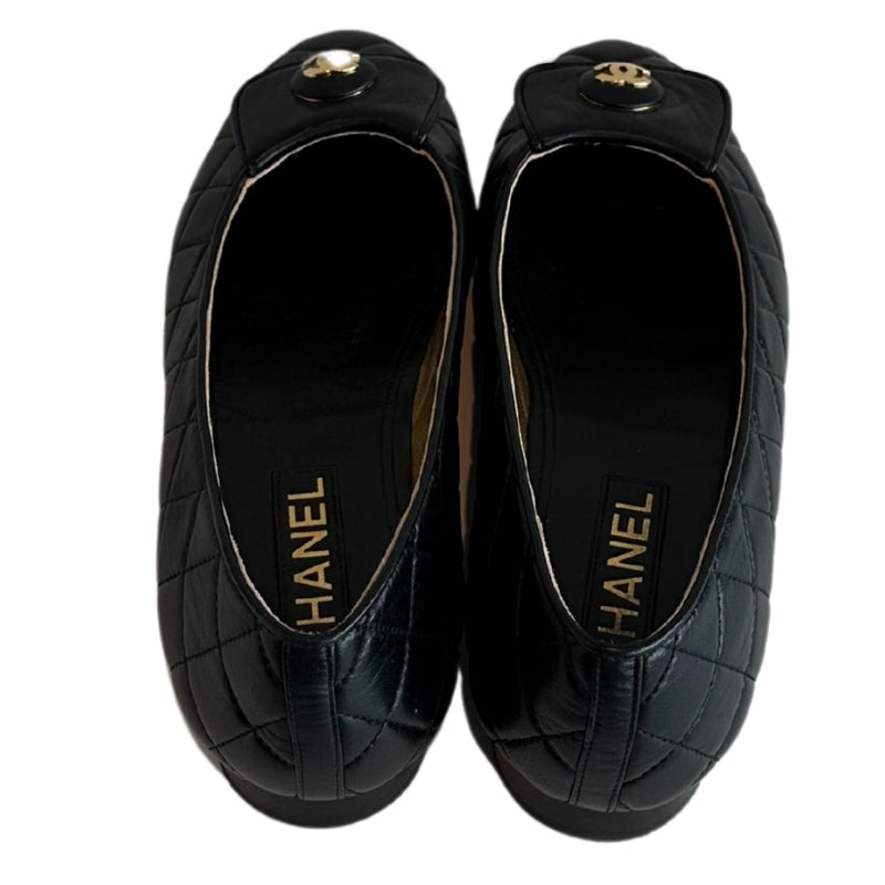 Chanel Quilted Ballet Flats