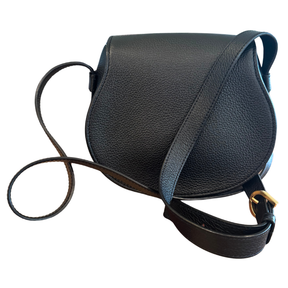 Chloe Grained Leather Small Marcie Crossbody
