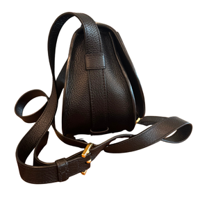 Chloe Grained Leather Small Marcie Crossbody