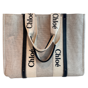 Chloe Large Woody Ribbon Tote