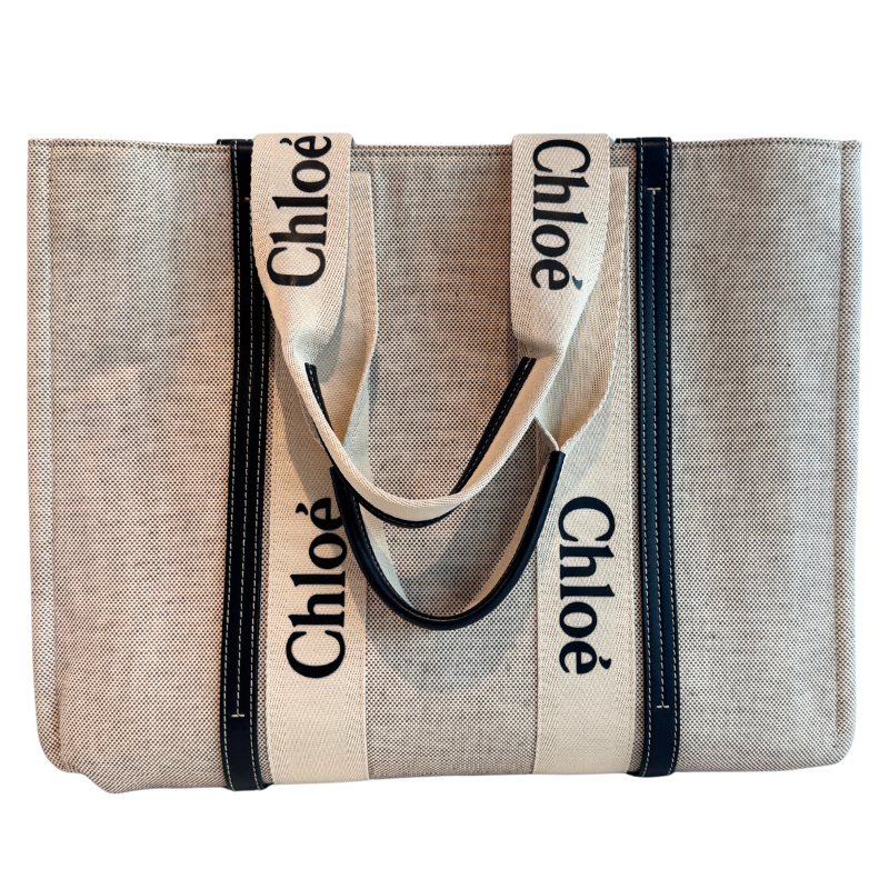 Chloe Large Woody Ribbon Tote