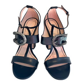 Gucci Dionysus Accent T-Strap Heels