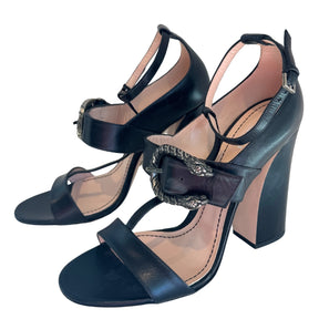 Gucci Dionysus Accent T-Strap Heels