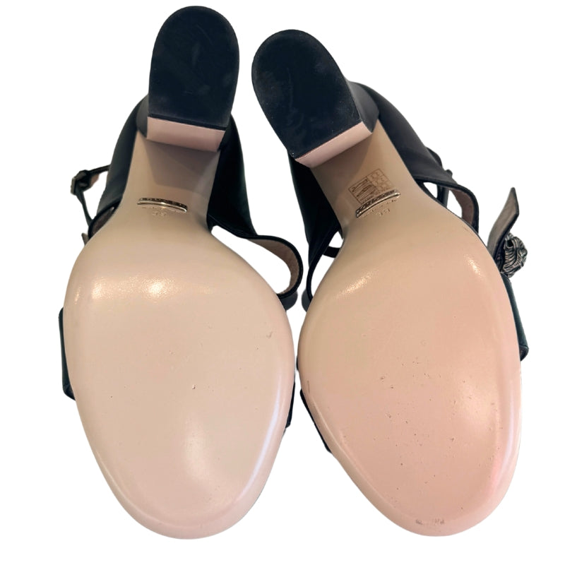 Gucci Dionysus Accent T-Strap Heels