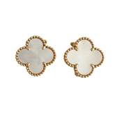 Van Cleef & Arpels Vintage Alhambra Mother-Of-Pearl Earrings