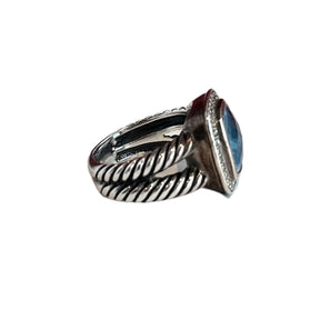David Yurman Albion Topaz Diamond Ring