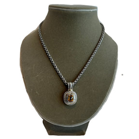David Yurman Citrine Stone Necklace