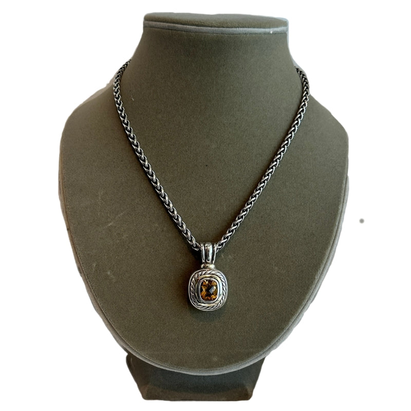 David Yurman Citrine Stone Necklace