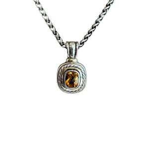 David Yurman Citrine Stone Necklace