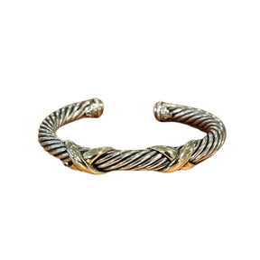 David Yurman Double X Cable Bracelet