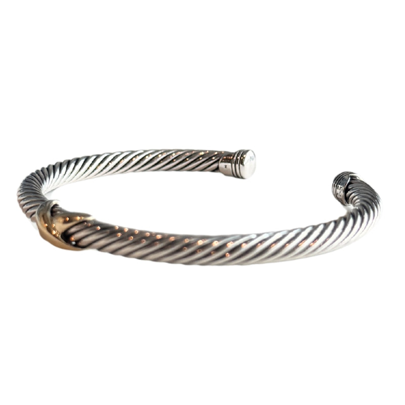David Yurman X Crossover Classic Cable Station Cuff Bracelet