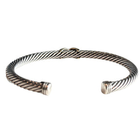 David Yurman X Crossover Classic Cable Station Cuff Bracelet