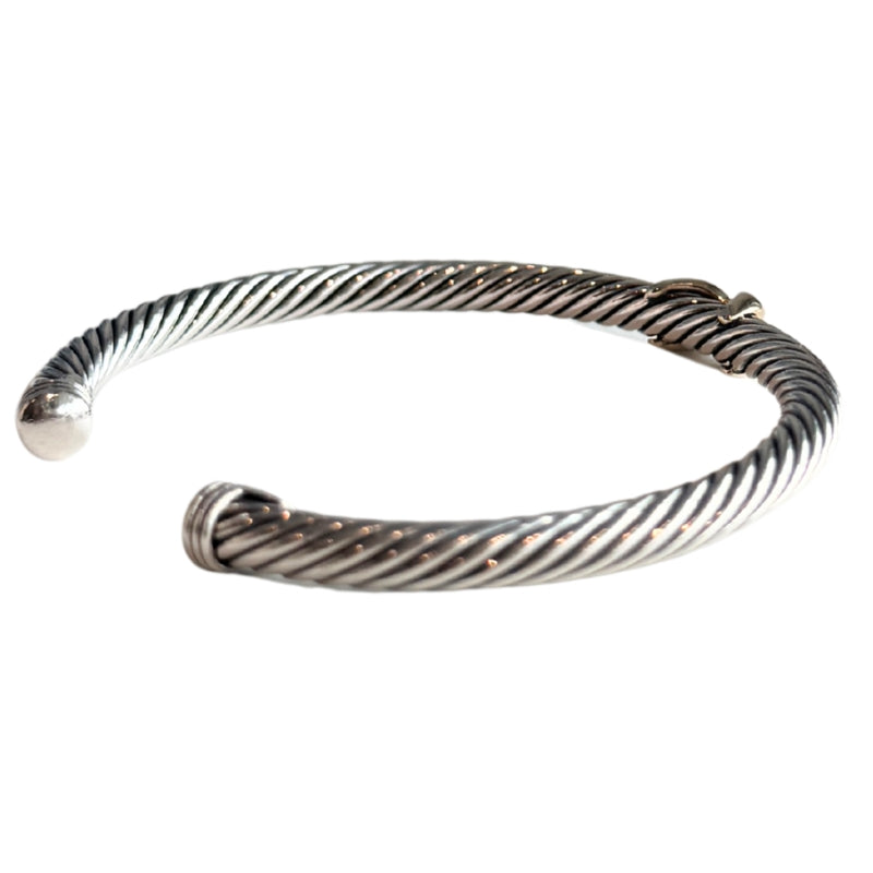 David Yurman X Crossover Classic Cable Station Cuff Bracelet