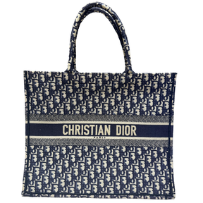 Christian Dior Oblique Embroidered Large Book Tote