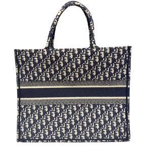 Christian Dior Oblique Embroidered Large Book Tote