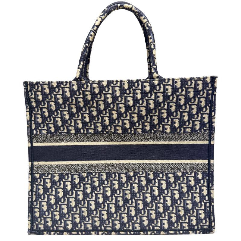 Christian Dior Oblique Embroidered Large Book Tote