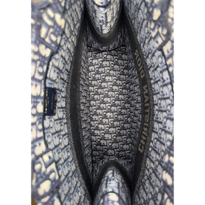 Christian Dior Oblique Embroidered Large Book Tote