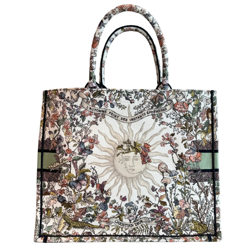 Christian Dior Eden Embroidered Large Book Tote